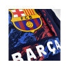 Mikina s kapucí FC Barcelona, námořnická modrá, znak FCB (Velikost 13-14 r)
