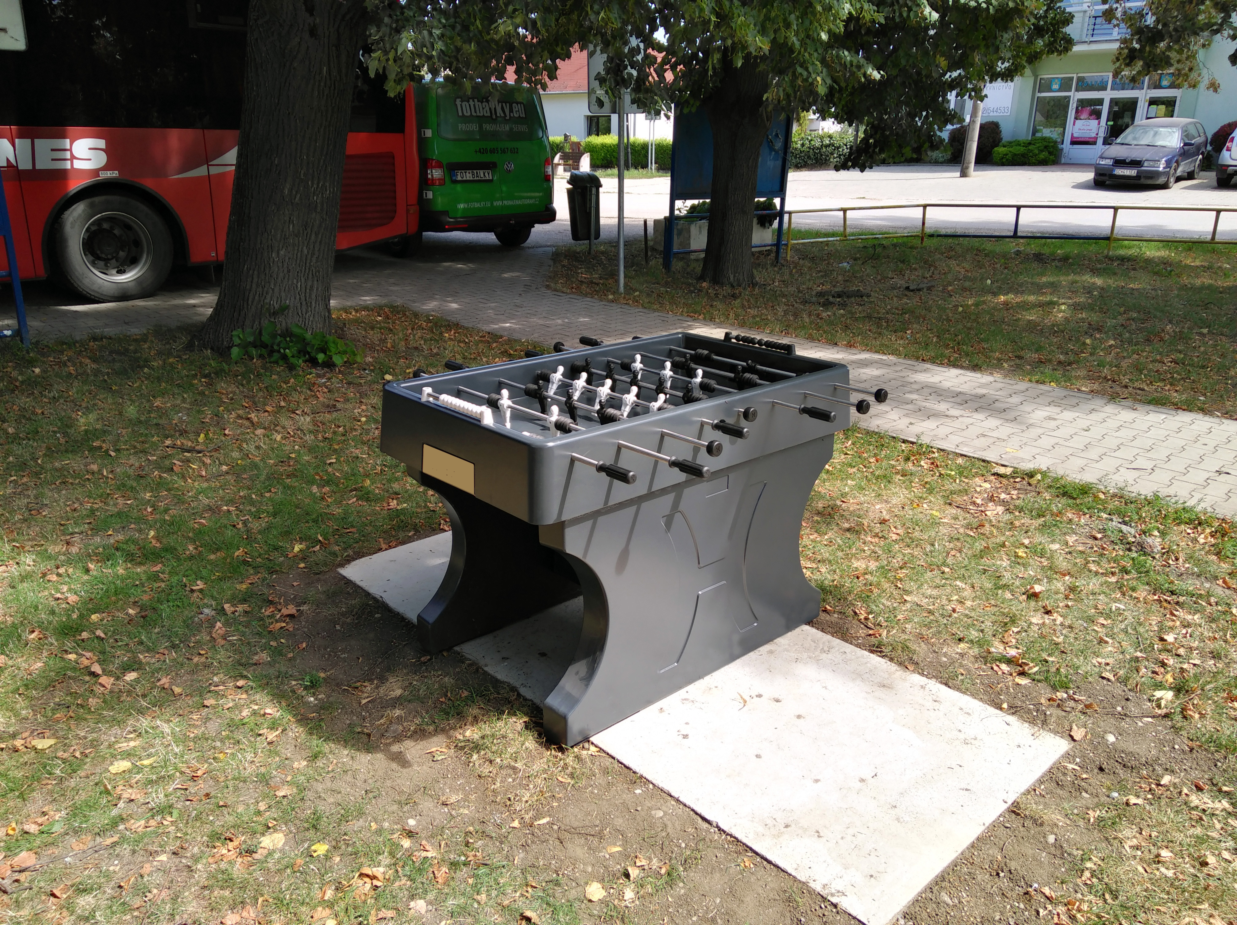 Venkovní stolní fotbálek do parku, škol apod.