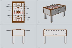 Vyrobte si vlastní stolní fotbálek -návod i s 3D CAD soubory.