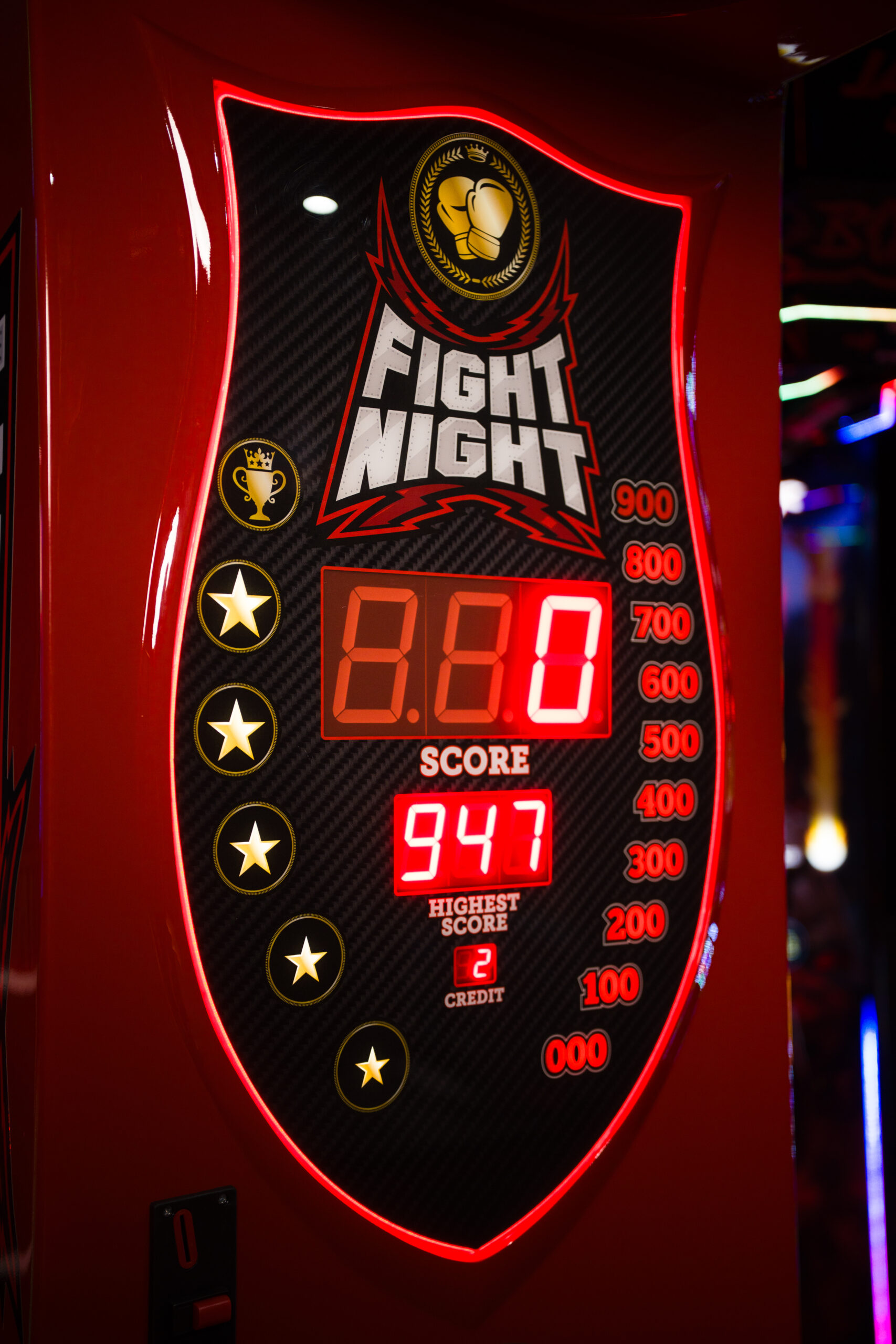 Boxer Fight Night II – RGB LED osvětlení a reklamní panel