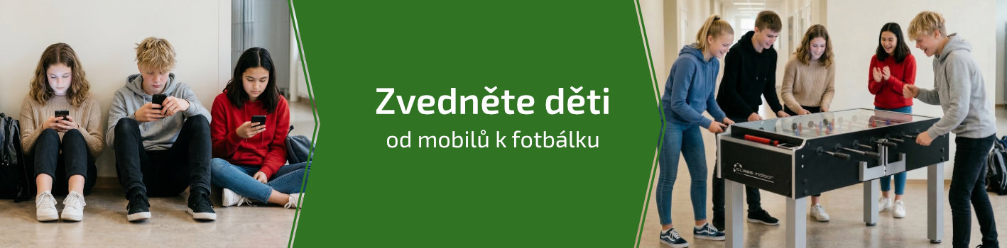 Stolní fotbálky pro školy