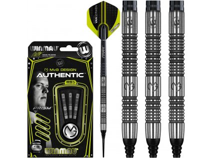 Šipky Winmau steel MvG Authentic 22g 85% wolfram