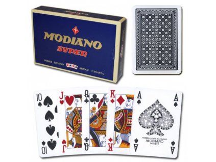 Modiano Super 100% Plastic modré
