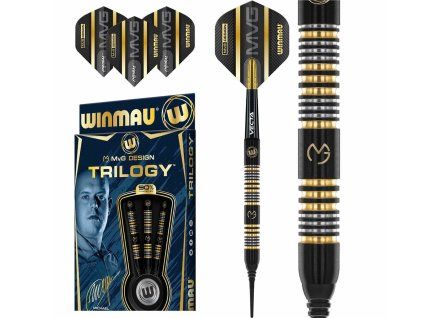 Šipky Winmau MvG Trilogy 90% 23,5g soft