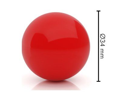 Míček tvrdý červený