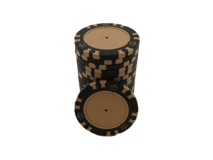 Kusový žeton na poker Las Vegas Blanc - černý