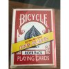 Karty na poker Bicycle - 100% plastic - Red back