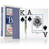 Poker karty Bicycle Bee Jumbo index - Modré