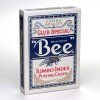Poker karty Bicycle Bee Jumbo index - Modré