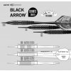 Šipky Harrows Black Arrow soft 18g