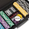 Pokerový kufr Texas Holdem Black Jack s 300 laserových žetonů
