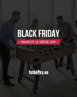 ⚫️🔥 BLACK FRIDAY na Fotbalky.eu odstartoval! 🔥⚫️ Je to tady – největší slevová akce roku právě začíná! 🏓⚽️ Pořiď si stolní...