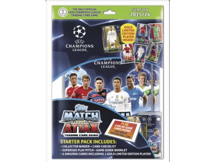 Startovní balení s motivem Match Attax Champion League