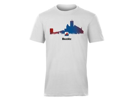 Triko BEZDĚZ bílé pánské (Velikost 2XL)