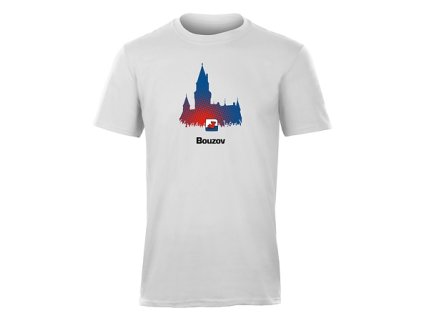 Triko BOUZOV bílé pánské (Velikost 2XL)