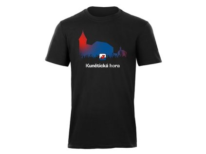 Triko KUNĚTICKÁ HORA černé pánské (Velikost 2XL)
