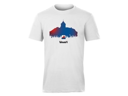 Triko VEVEŘÍ bílé pánské (Velikost 2XL)