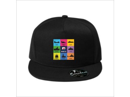 Snapback černý HradyCZ