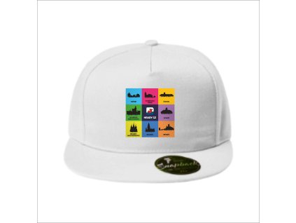 Snapback bílý HradyCZ