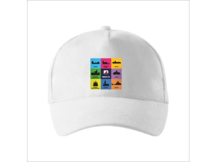 Kšiltovka bílá HradyCZ
