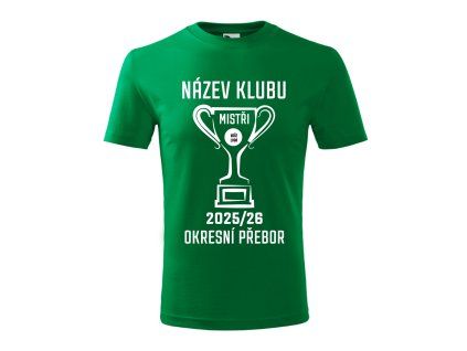 Vítězné triko motiv 5 zelená