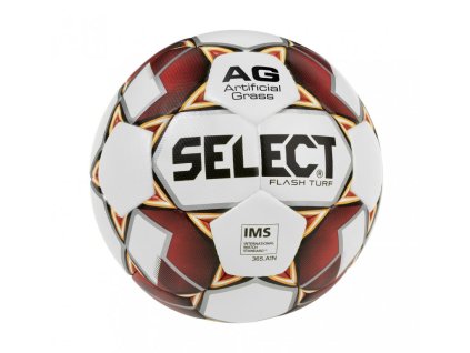 Fotbalový míč Select FB Flash Turf bílo červená (Velikost 4)