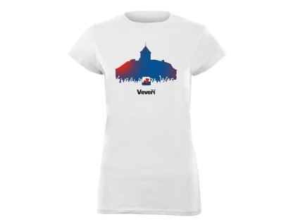 Triko VEVEŘÍ bílé dámské (Velikost 2XL)