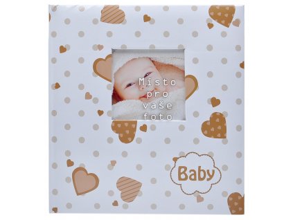 fotoalbum lovely hearts hnede