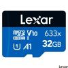 Lexar 633X microSDHC/SDXC no adapter (V10) R100 32GB