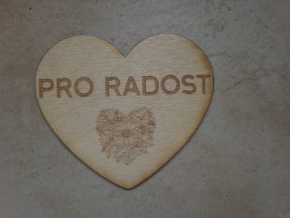 Podtácek pro radost.