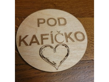 Podtácek pod kafíčko se srdíčkem
