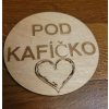 Podtácek pod kafíčko se srdíčkem