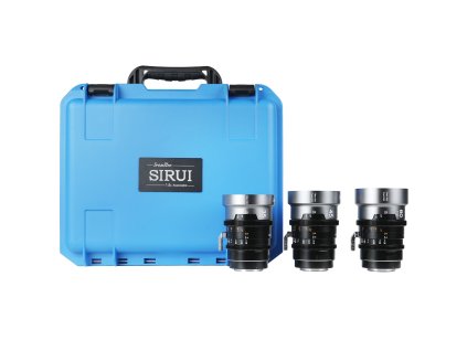 SIRUI IronStar T1.9 1.5x Anamorphic Full Frame Cine Lenses 35mm + 45mm + 60mm (PL/EF Interchangable Mount) (Flare Neutral)