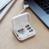 7902 10 pgytech createmate high speed mini card reader case ivory white