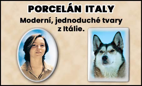 Moderní Italský porcelán na fotografie