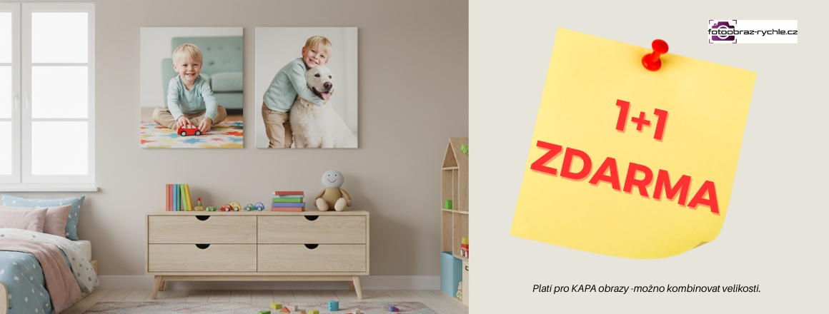 Fotoobraz z vlastní fotky s odesláním do 2.dne