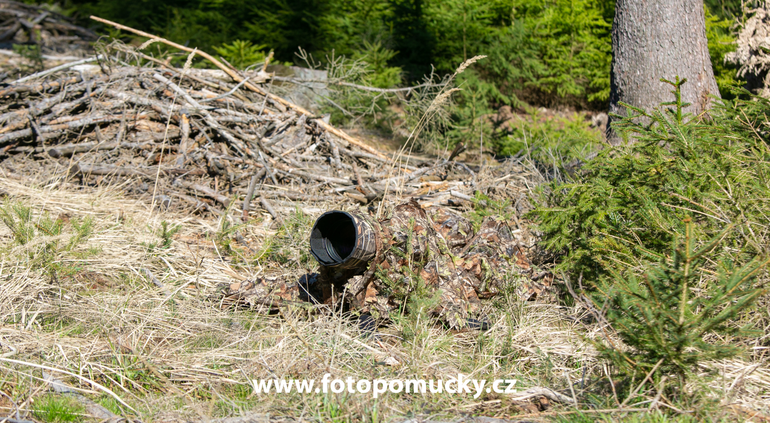 3D maskovací síť Deerhunter v akci