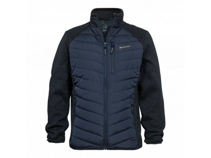Moor Padded Jacket with knit Dark Blue 1