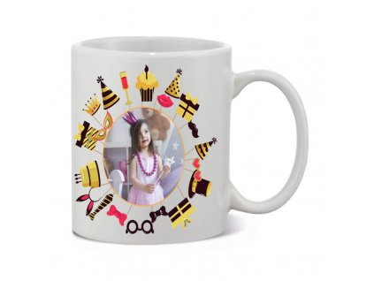 rámik Párty1•hrnček biely2