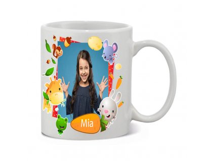 rámik Zvířátka•hrnek bílý2