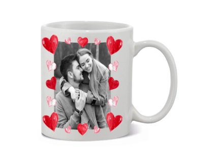 rámik Srdce5•hrnček biely2