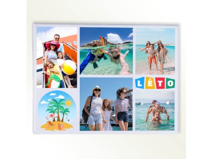 PLÁTNO KOLÁŽ LÉTO šírka Foto