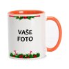 rámik Vianoce•hrnček orindž1