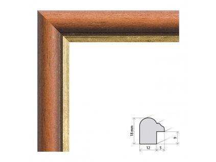 Fotorámeček 13x18 cm Krumlov s plexisklem (Plexisklo čiré)
