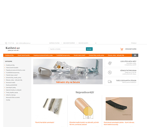 E-shop kutilstvi.cz