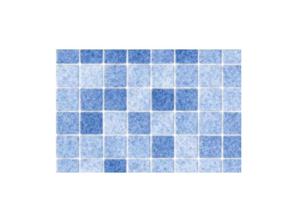 Samolepící folie imitace obkladaček, Modrá mozaika