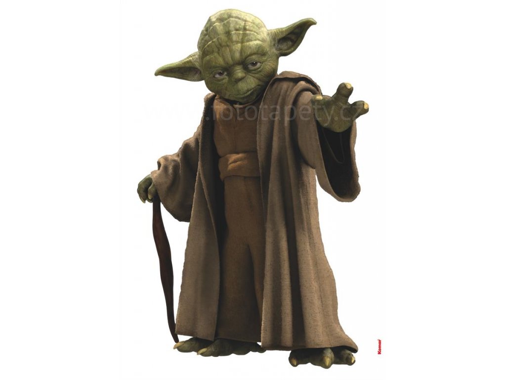 Samolepky na zeď Star Wars - Yoda, 70x100cm