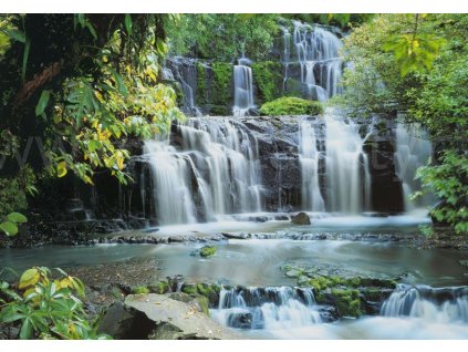 Fototapeta Pura Kaunui Falls - vodopády, 368x254cm, 8D 8-256