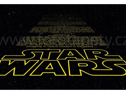Star wars - Intro, dětská fototapeta osmidílná, 368x254 cm, 8D 8-487