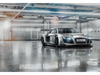 Osmidílná fototapeta Audi R8, 368x254 cm, 8D 8-957